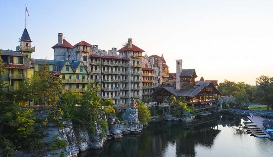 an exterior photo of Mohonk Mountain House in New York