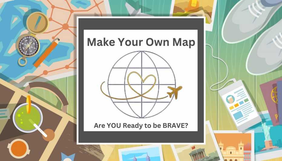 icon for the make your own map podcast