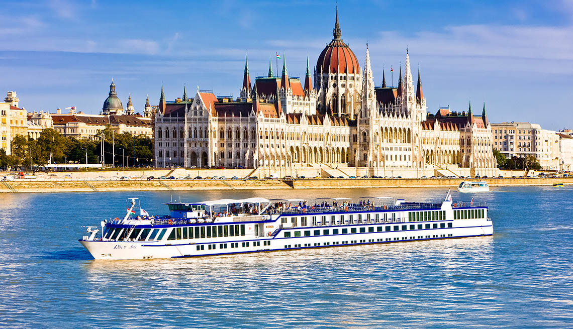 European River Boat With Parliament In Background In Budapest Hungary, Is European River Cruising For You?