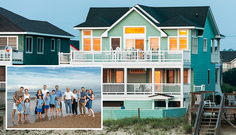 the oransky family rented a beachfront house in corolla north carolina