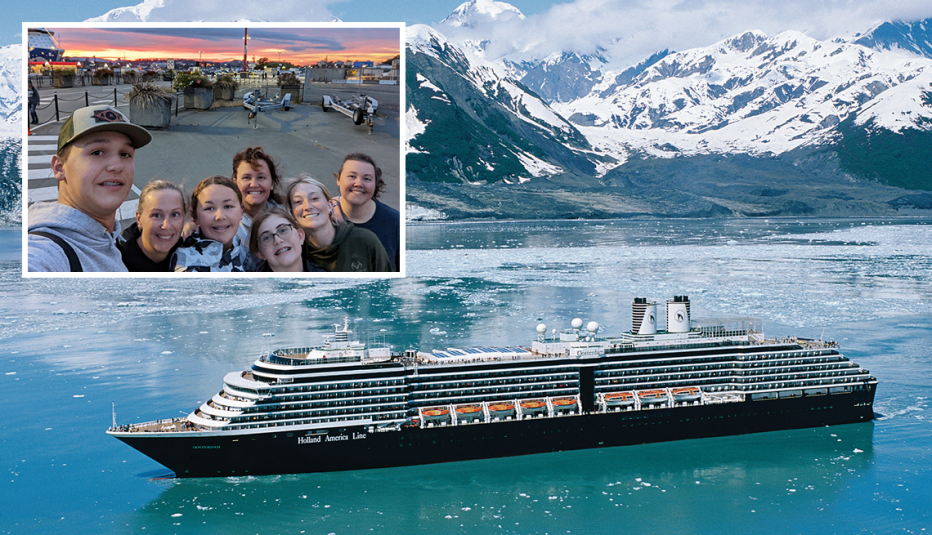 the gillett family took a vacation on an alaskan cruise