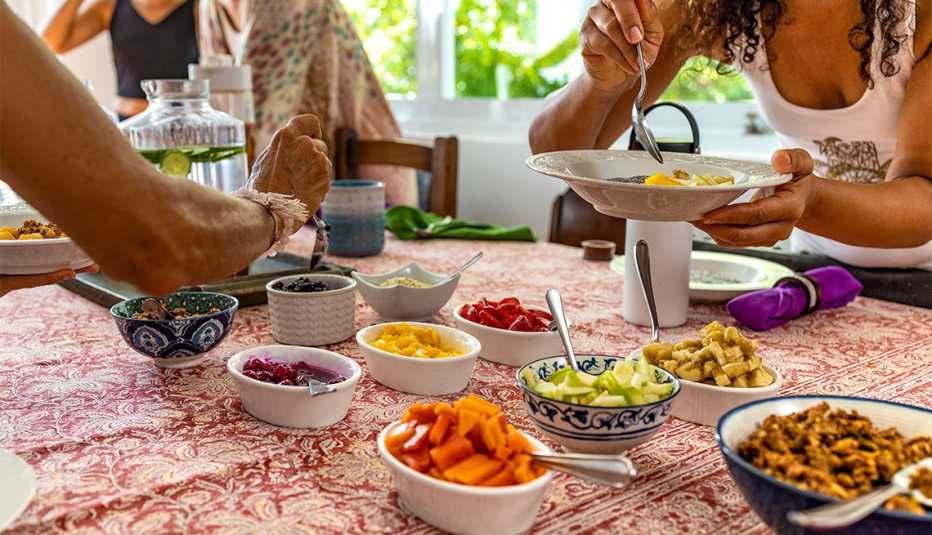 organic meals provided at casa alternavida in puerto rico