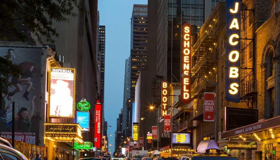 Broadway, Marquees, Midtown, Manhattan, NYC