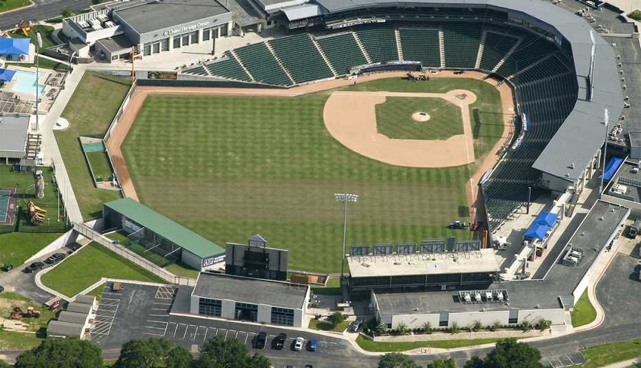  The Dell Diamond in Round Rock, Texas - home of the Houston Astros feeder team the Round Rock Express