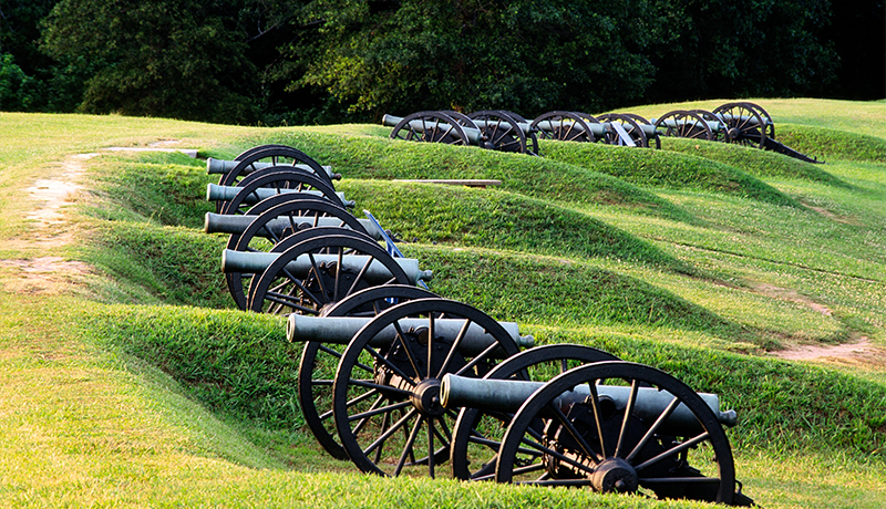 canons at Vicksburg National Military Park 