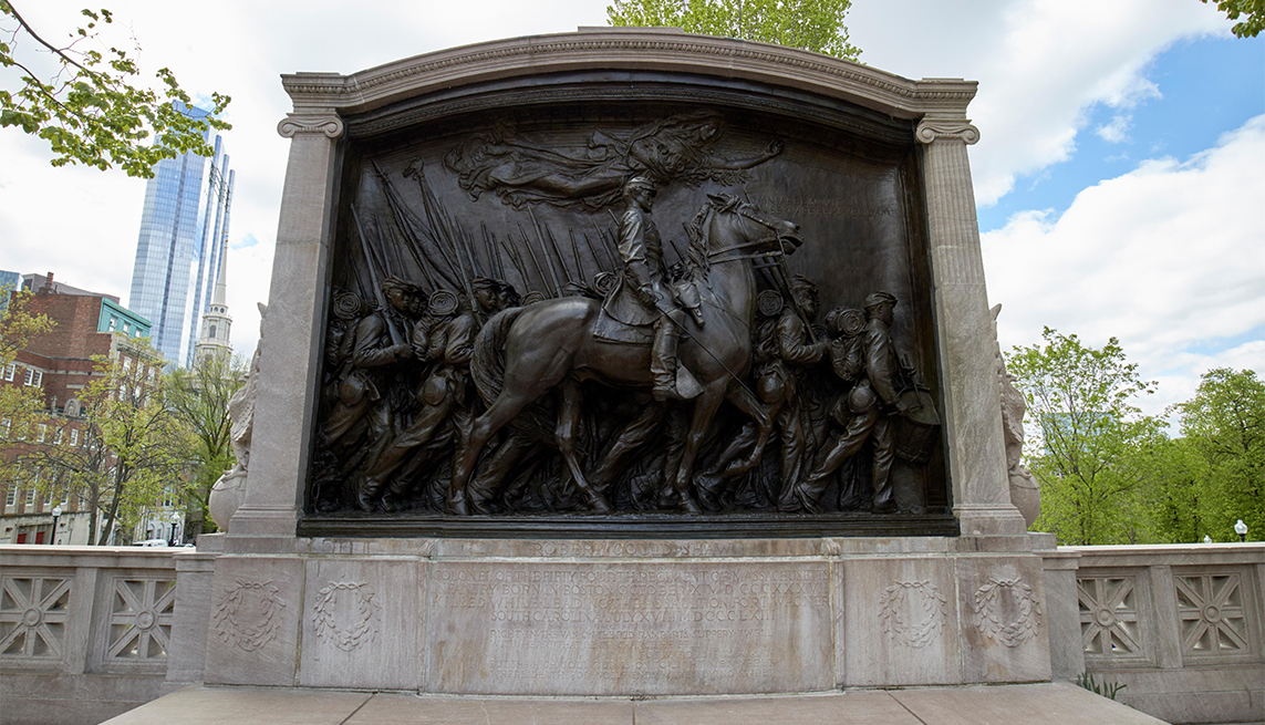 Robert Gould Shaw monument