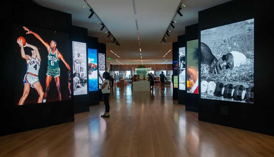 An exhibit at the  International African American Museum in Charleston, South Carolina