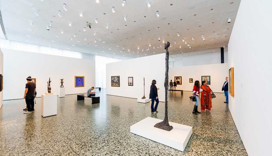 interior of the Caroline Wiess Law Building at the Museum of Fine Arts, Houston, Texas