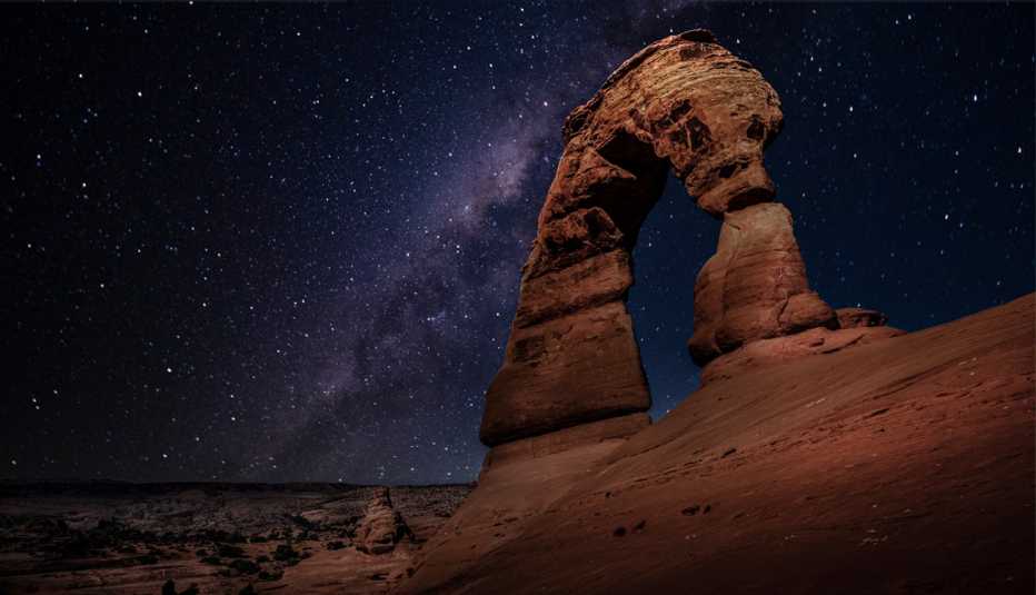 Great Arches at night