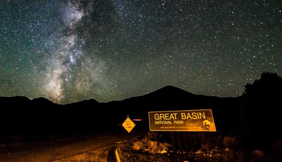 Great Basin at night