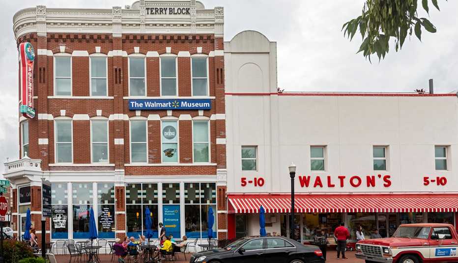 The Walmart Museum, housed in the Walton's 5&10 in Bentonville, Arkansas, which Sam Walton opened in 1950.