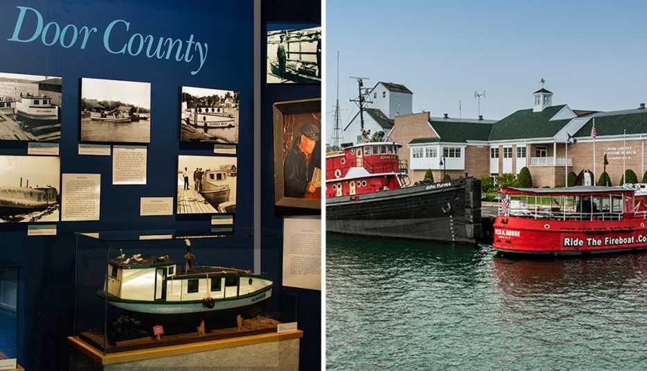 The Door County Maritime Museum in Gills Rock, Wisconsin