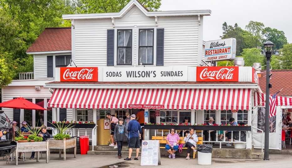 Wilson's Restaurant and Ice Cream Parlor in Ephraim, Door County, Wisconsin