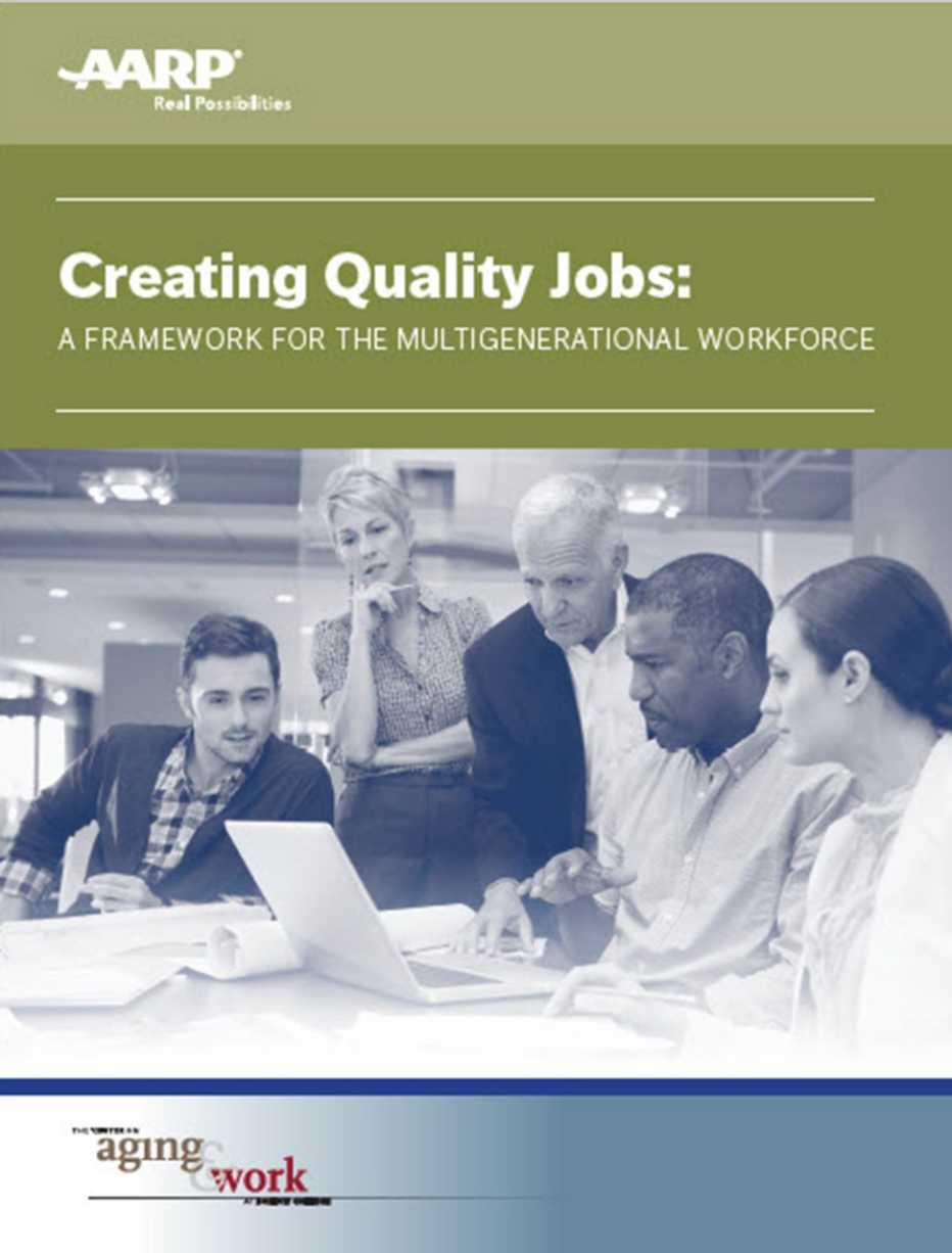 Creating Quality Jobs report cover