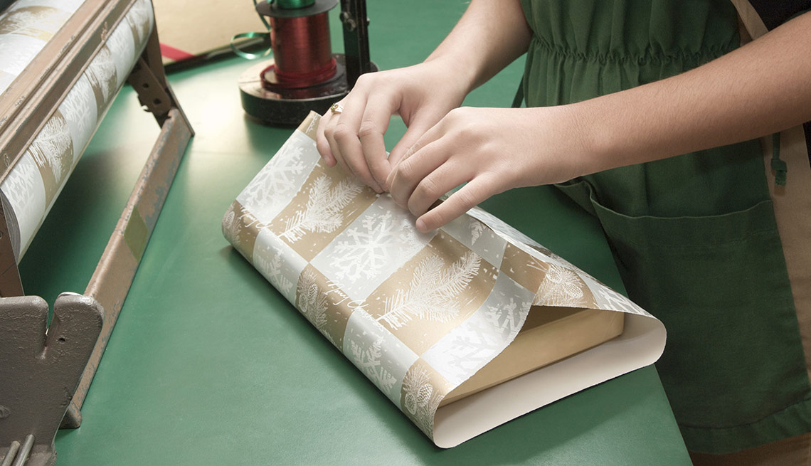 retail gift wrapping is one of the best seasonal jobs