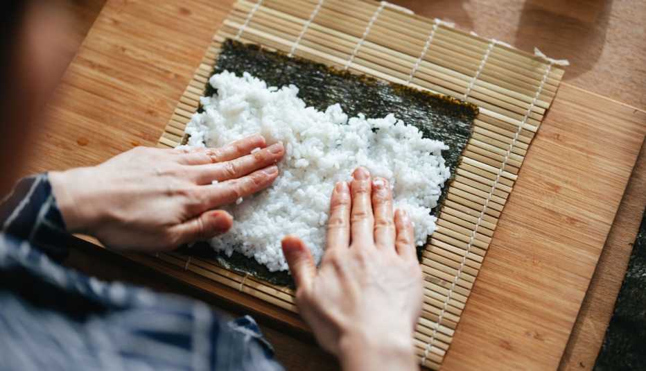 Arroz japónica, para preparar sushi