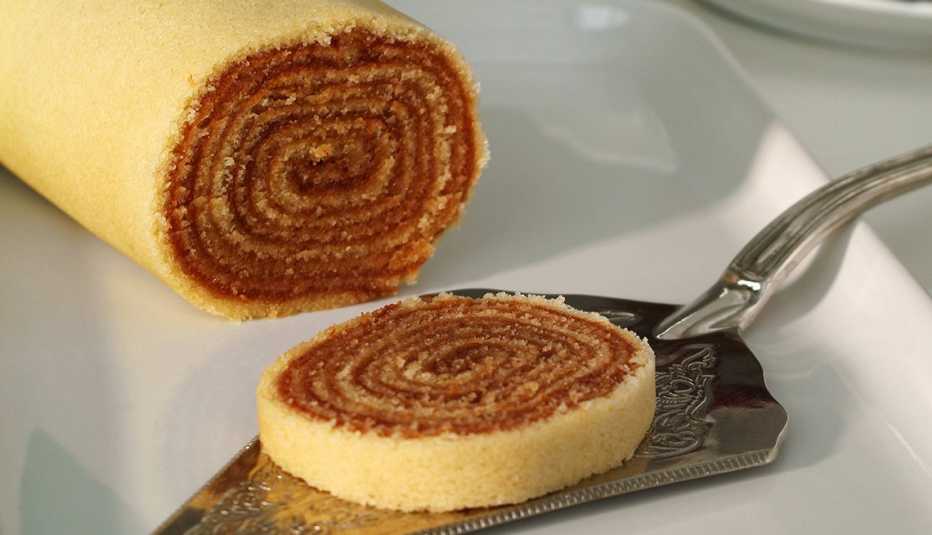 Cake redondo con sabor a Brasil