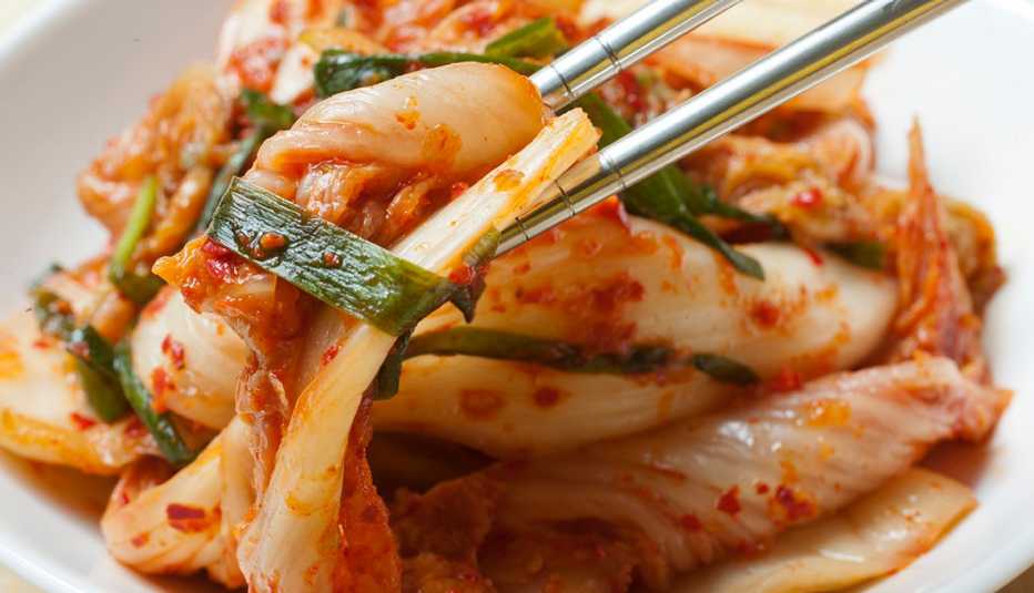 Korean kimchi.