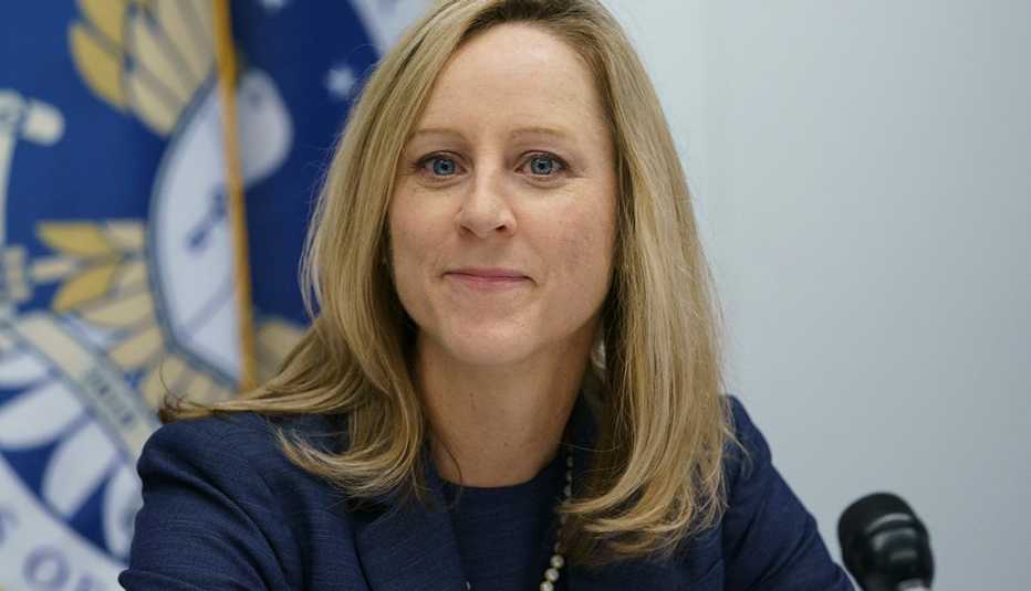 Kathy Kraninger, directora de la Oficina de Protección Financiera del Consumidor (CFPB).