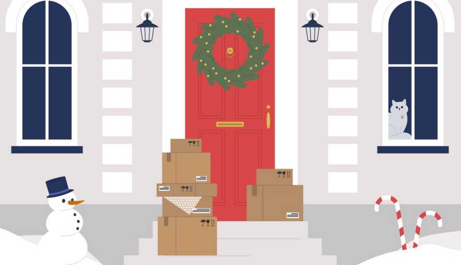Los piratas del porche son muy comunes durante la temporada navideña y pueden robar tus paquetes desde los escalones de la entrada.
