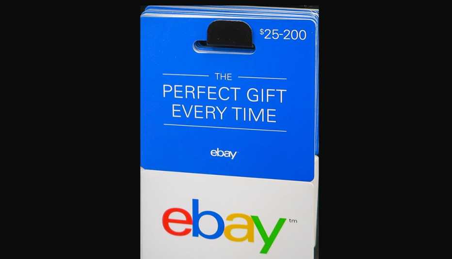 Tarjeta de regalo de eBay