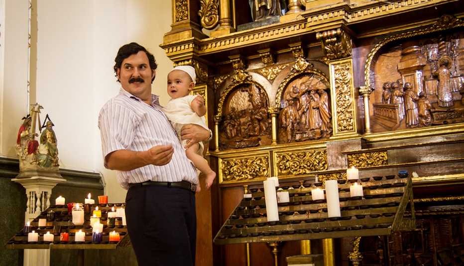 Andrés Parra en la serie Pablo Escobar: El patrón del mal