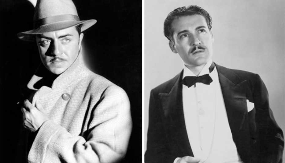Versión en español de The Benson Murder Case, William Powlell, izquierda, Ramón Pereda, derecha - Actores hispanos en Hollywood