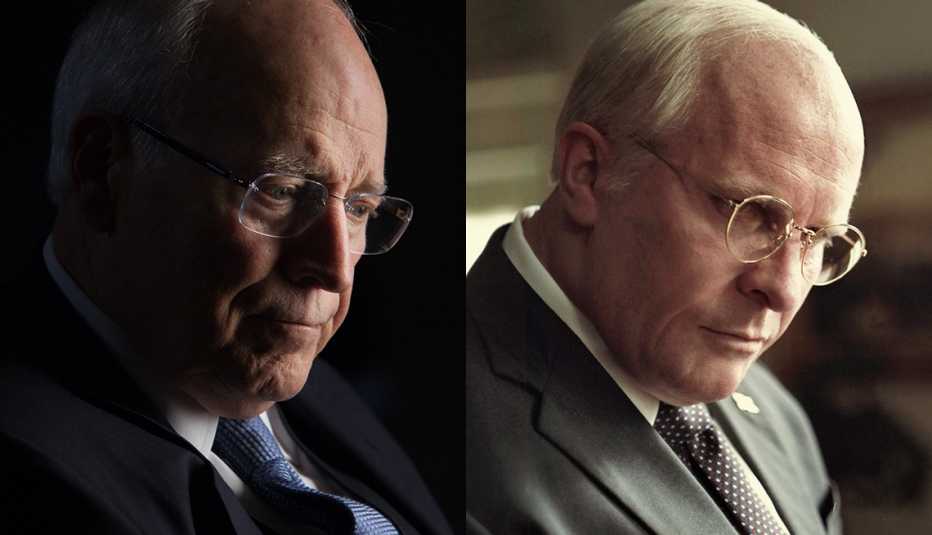 (De izquierda a derecha) Dick Cheney y Christian Bale