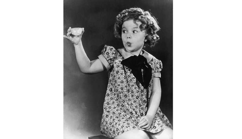 Shirley Temple a los 5 años de edad