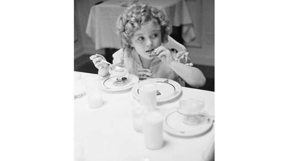 Shirley Temple en la infancia