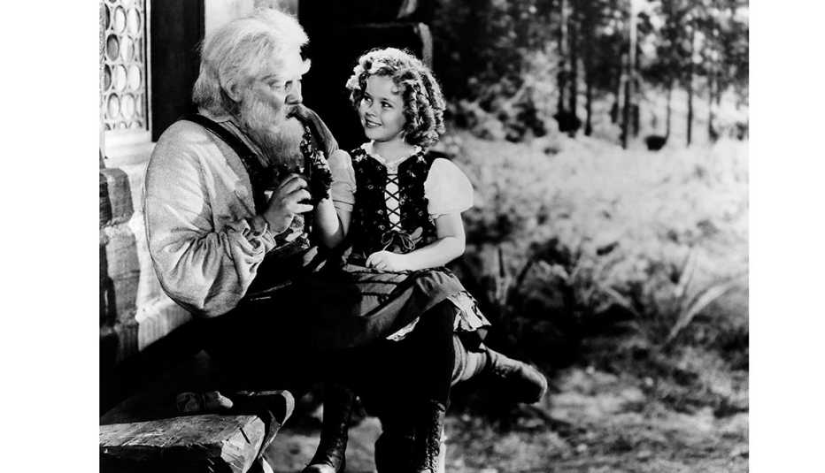 Shirley Temple en la película HEIDI, 1937