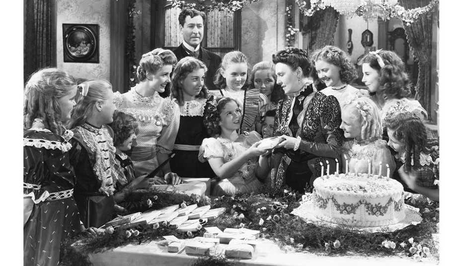 Shirley Temple en la película THE LITTLE PRINCESS, 1939