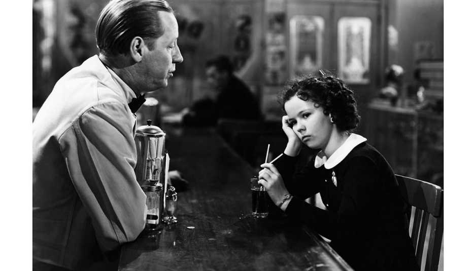 Shirley Temple en la película YOUNG PEOPLE, 1940