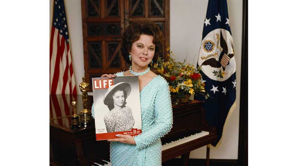 Shirley Temple durante su tiempo como embajadora