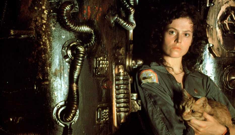 Sigourney Weaver en una escena de la película Alien