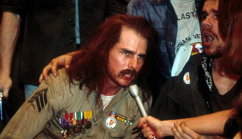 Tom Cruise como Ron Kovic en 'Born on the Fourth of July'.