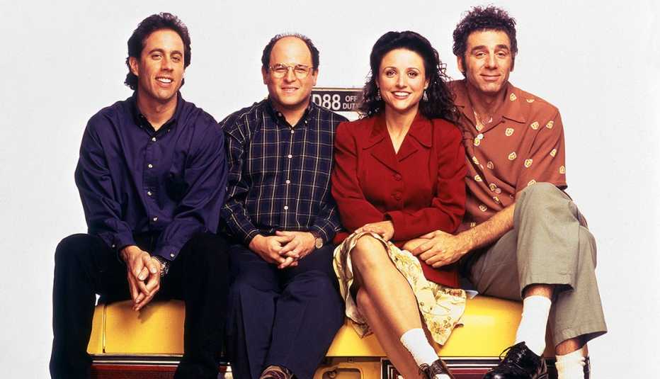 El elenco de 'Seinfeld'.