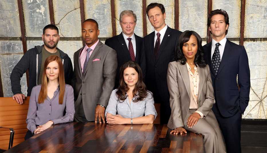 El elenco de la temporada 1 de "Scandal".