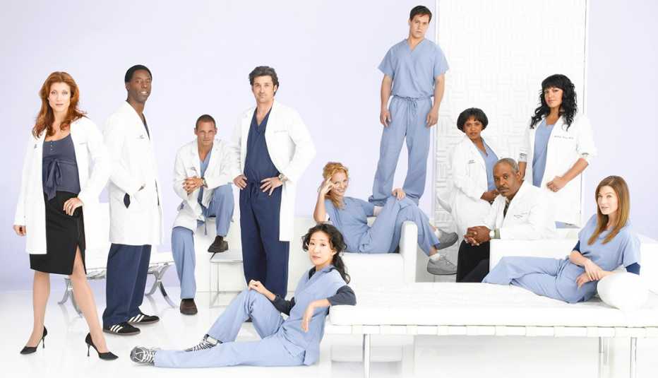 The cast of Grey's Anatomy