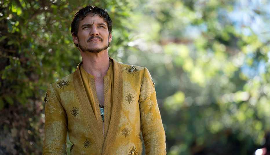 Pedro Pascal encarnando el personaje de Oberyn Martell en la cuarta temporada de la serie de HBO Game of Thrones (2014).