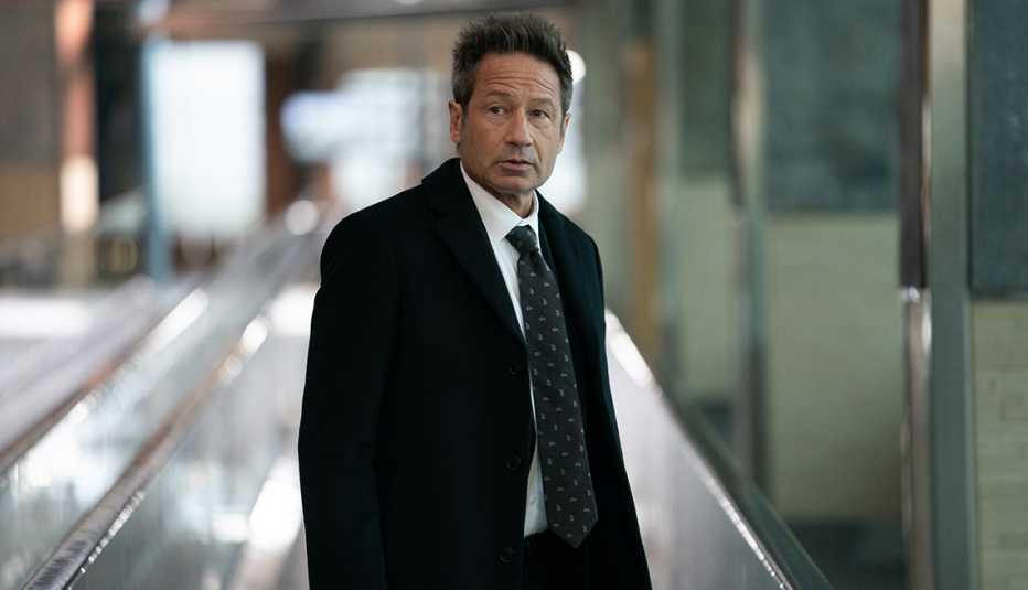 David Duchovny in a scene from the film "What Happens Later."