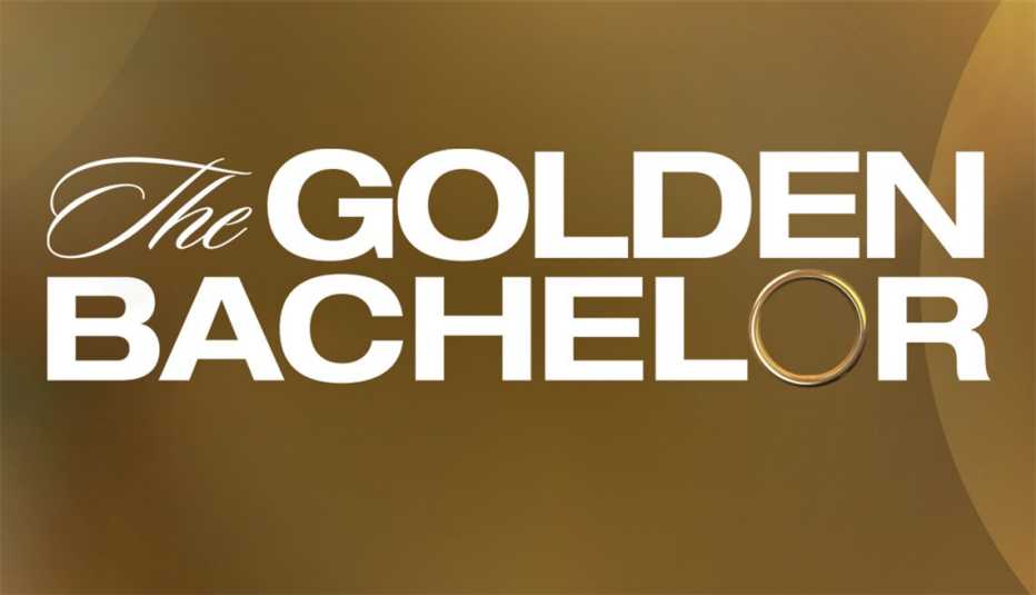 El logotipo de la serie "The Golden Bachelor".