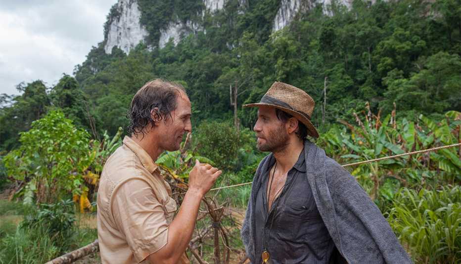 Matthew McConaughey y Édgar Ramírez en una escena de la película 'Gold'