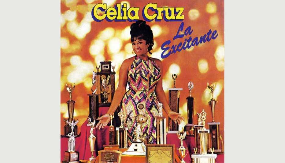Portada del disco, Celia Cruz La Excitante