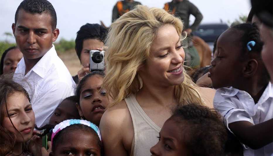 Humanitarian Celebrities, Shakira 
