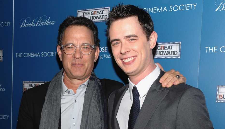 Tom y Colin Hanks - Papás con hijos tan famosos como ellos
