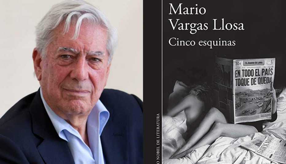 Portada de la novela Cinco esquinas de Mario Vargas Llosa