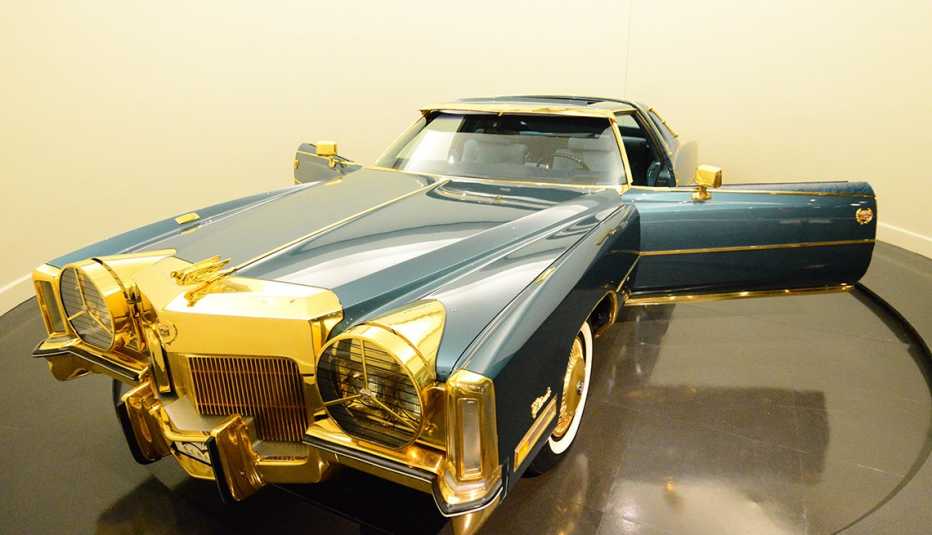 Isaac Hayes oro plateado Cadillac Eldorado