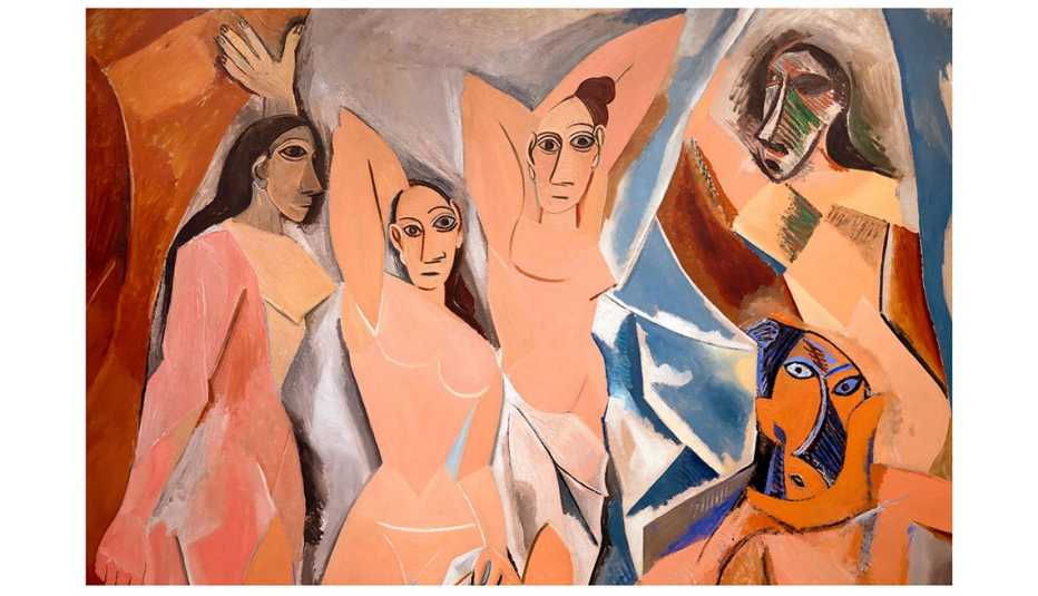 Les demoiselles d'Avignon de Pablo Picasso