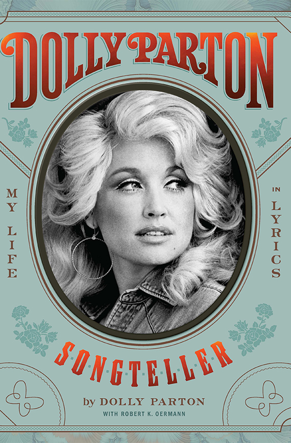 Portada del libro, Dolly Parton, Songteller: My Life in Lyrics
